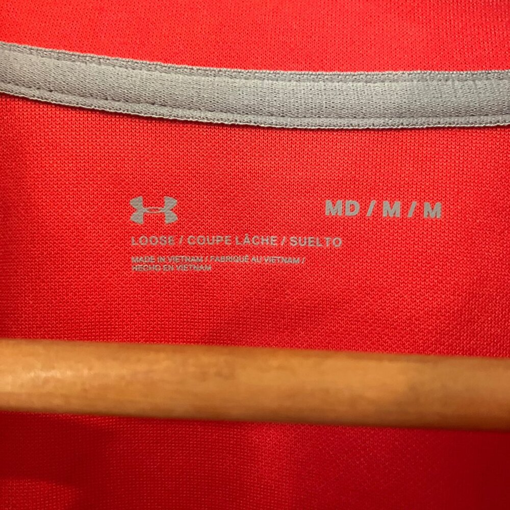 Under Armour Ole Miss Rebels Red Quarter-Zip Sweatshirt Women’s M - Picture 6 of 11
